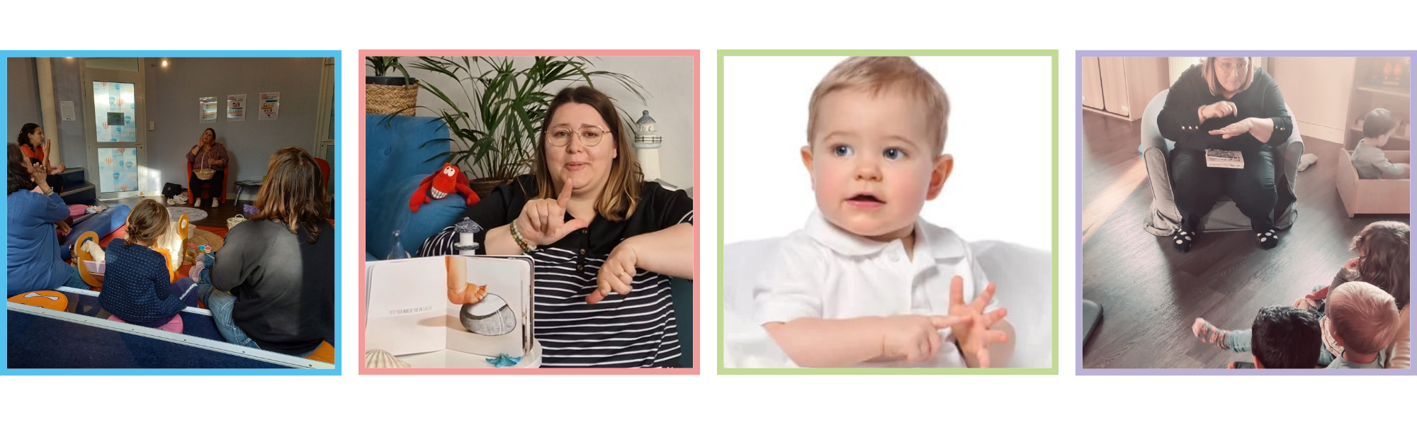 Atelier langue des signes bébé